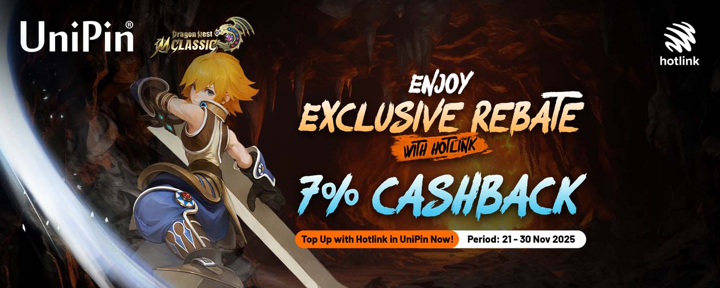Level Up Your Game: Get 7% Cashback on Dragon Nest M Classic Top-Ups with Hotlink!